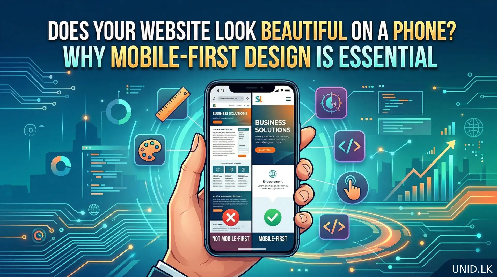 Does Your Website Look Beautiful on a Phone? Why Mobile-First Design is Essential